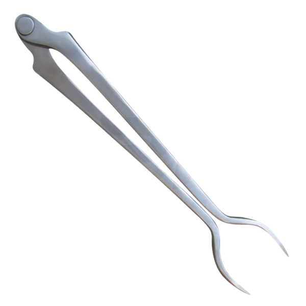 Shoe Tongs – Flared Handles, Polished – farrier tool by Brute International