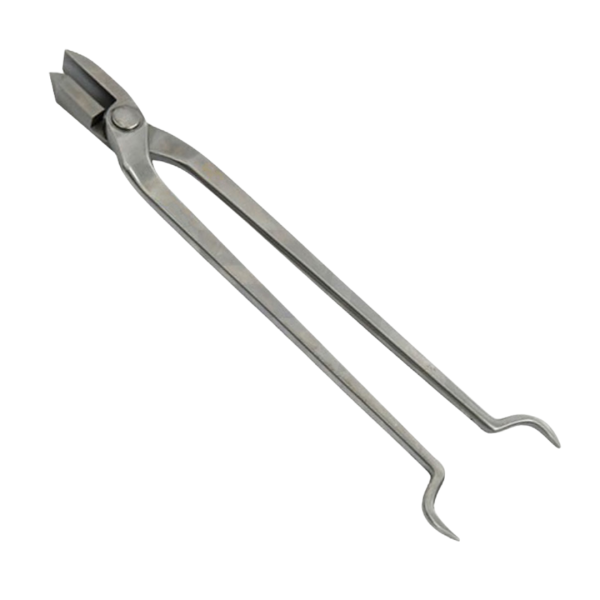 Shoe Tongs – Flared Handles, Satin – farrier tool by Brute International