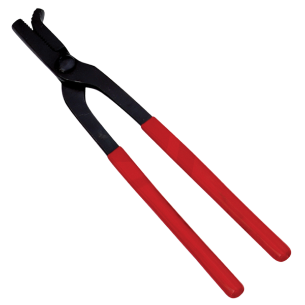 Farrier Clincher – Red Grip, Black Finish – farrier tool by Brute International